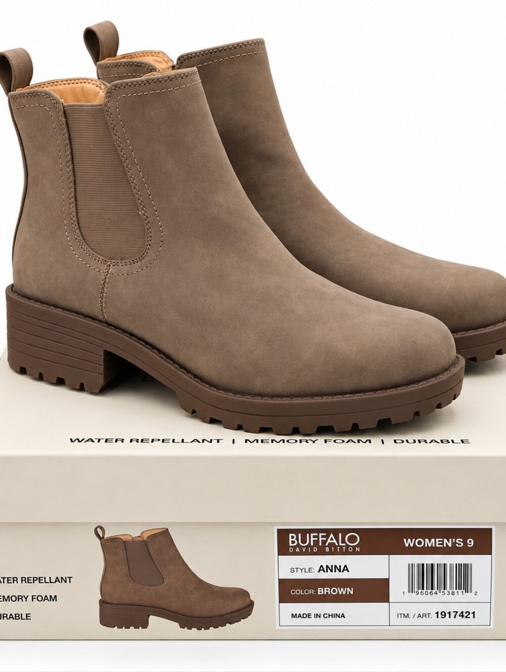 Buffalo David Bitton Anna Women's Platform Shoes Brown 1917421 Pick Size
